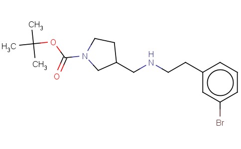 1-BOC-3-[[2-(3-BROMO-PHENYL)-ETHYLAMINO]-METHYL]-PYRROLIDINE